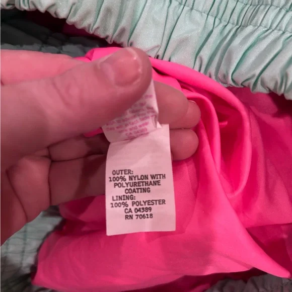 Retro vintage Sunice ski jacket 1/2 zip Windbreaker Sz 10 - Picture 7 of 8